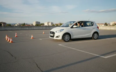 autorijden oefenen parkeerplaats