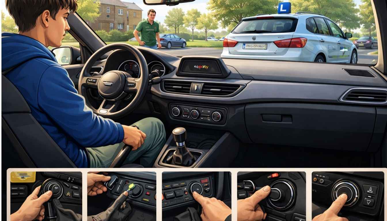 volgorde auto uitzetten