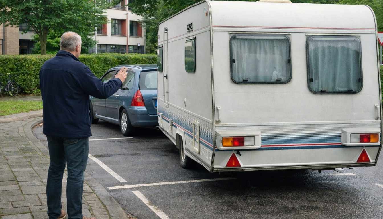 welke kant sturen bij achteruit rijden