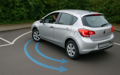 bocht achteruit rijden